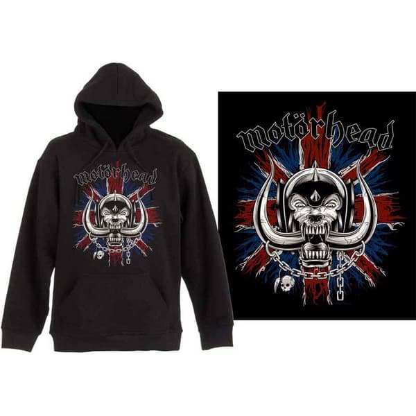Motörhead: Unisex Pullover Hoodie/British Warpig (Sort) (Large)