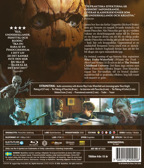 Pinocchio: Unstrung (Blu-ray / Special Edition)