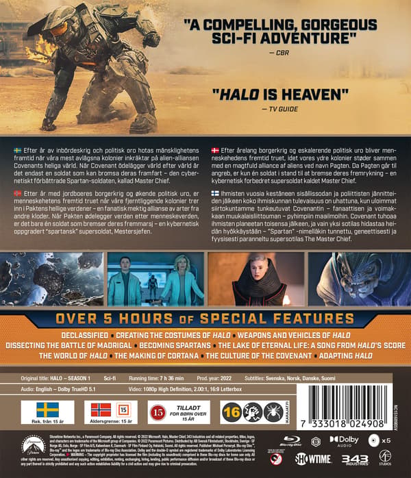 Halo: Sæson 1 (5 Blu-ray)