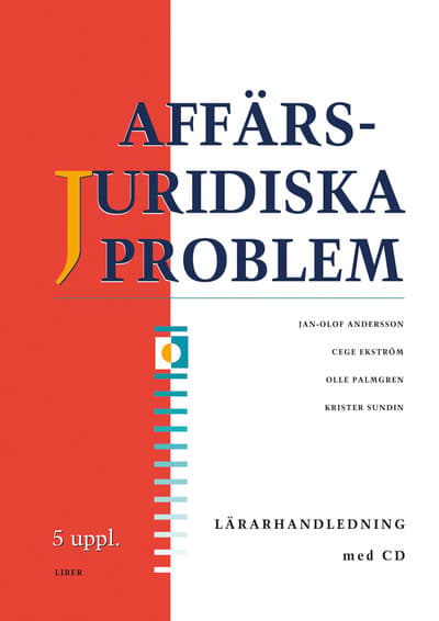 Affärsjuridiska Problem Lärarhandledning Med Cd (Bok / Häftad)