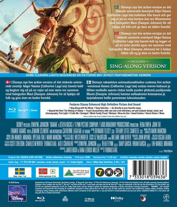 Vaiana (2026) / Moana (Blu-ray)
