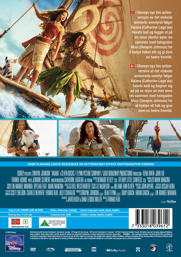 Vaiana (2026/DK/NO) / Moana (DVD)