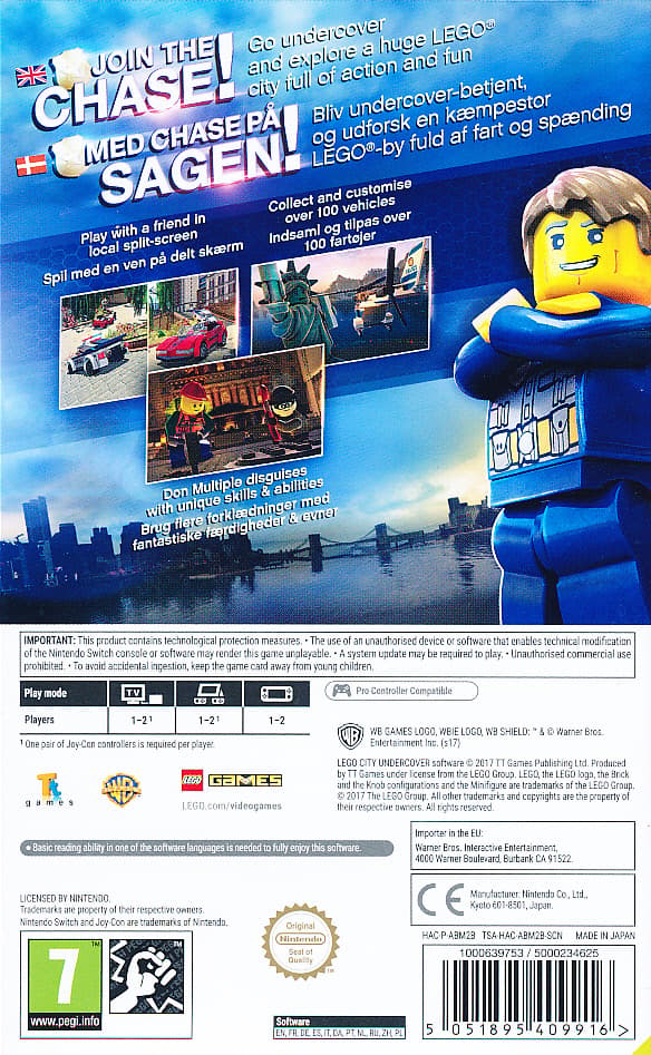 Lego City Undercover (Switch)