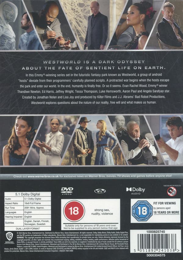 Westworld: Koko sarja (12 DVD)