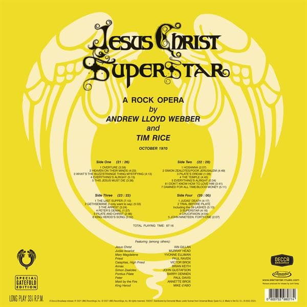 Jesus Christ Superstar (2 Vinyl LP)