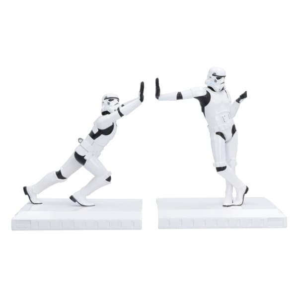 Stormtrooper: Original Stormtrooper Working Hard. Hardly Working Bookends