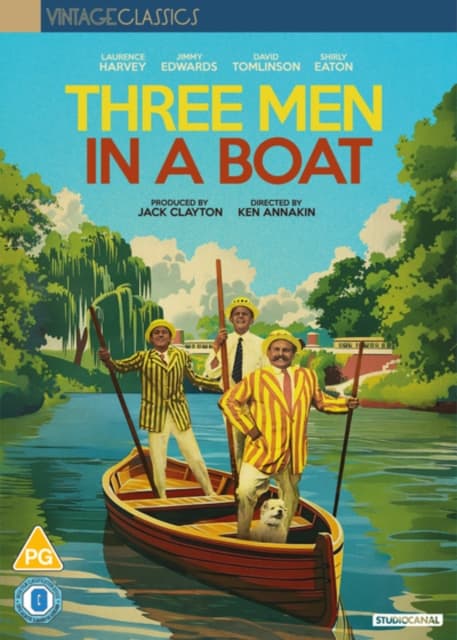 Tre mænd i en båd (DVD)