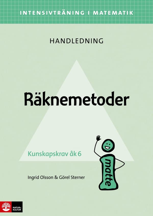 Intensivträning Ma Åk 4-6 Räknemetoder Lhl (Bok / Häftad)