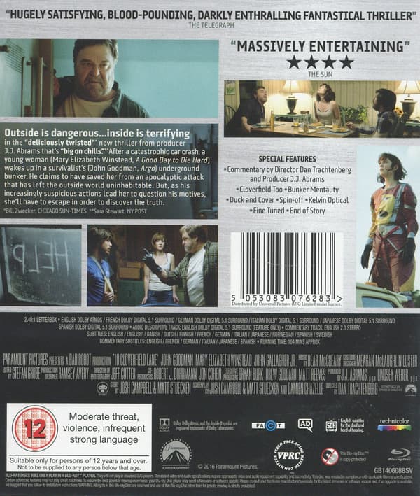 10 Cloverfield Lane (Blu-ray)