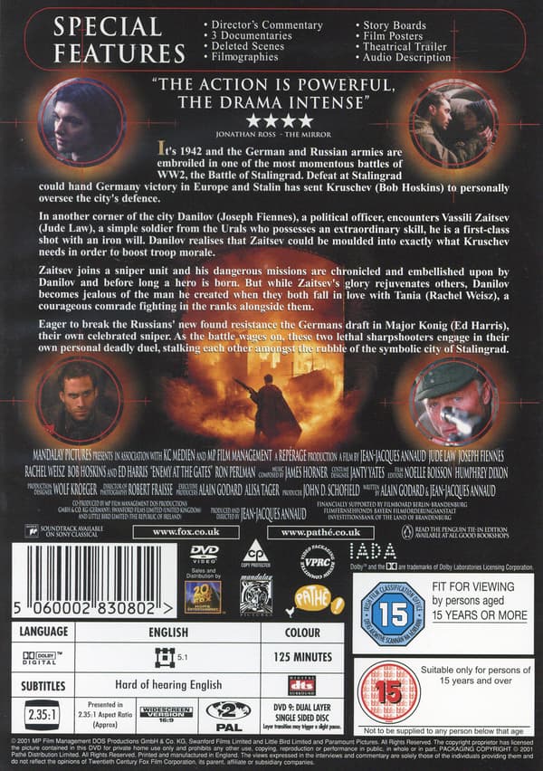 Enemy at the gates (DVD)