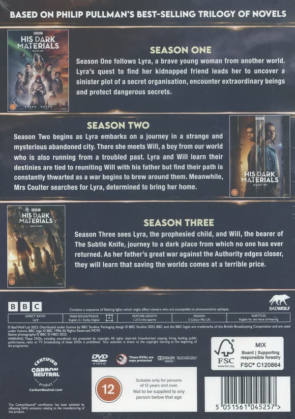 His Dark Materials: The Complete Collection (9 DVD)