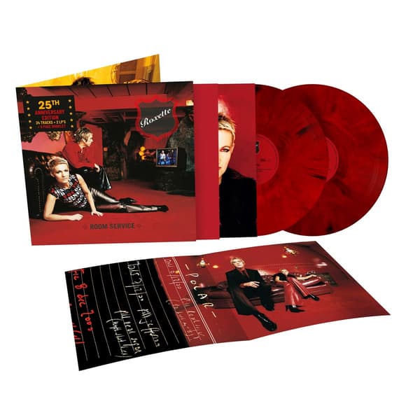 Roxette: Room service (Rød/Sort marmoreret) (2 Vinyl LP)