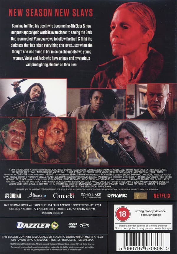 Van Helsing: Sæson Fire / Van Helsing: Sæson 4 (4 DVD)