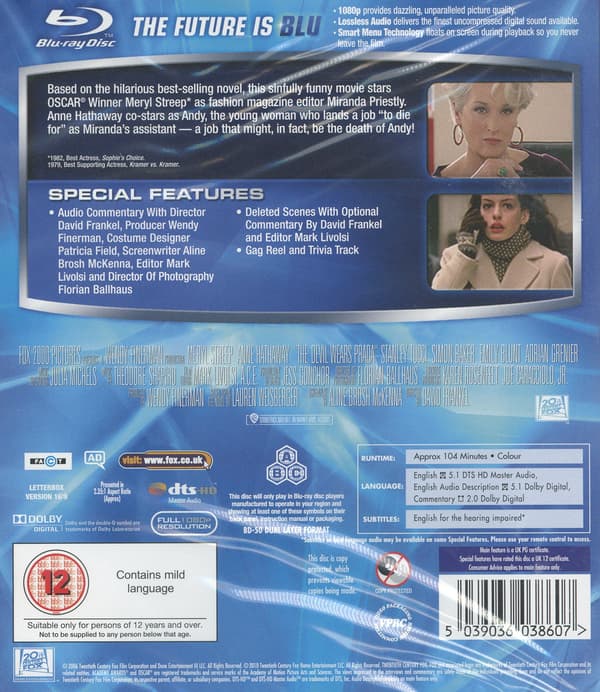 Djävulen bär Prada / The Devil Wears Prada (Blu-ray)