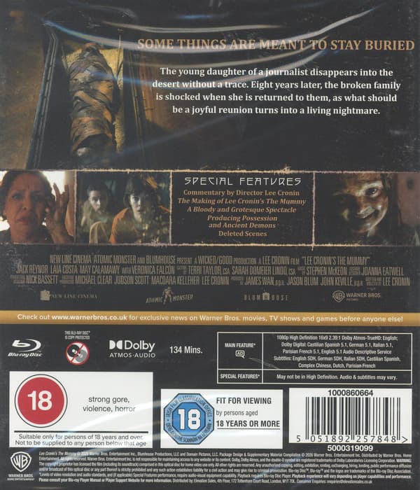 Lee Croninin Muumio (Blu-ray)