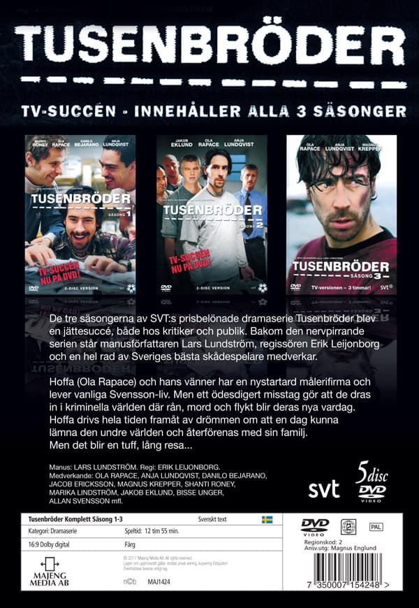 Tusenbröder: Hele serien (5 DVD)