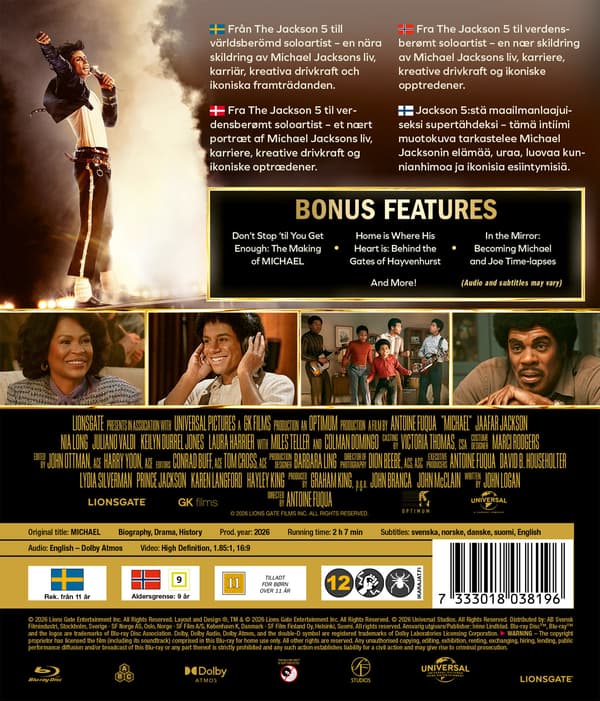Michael / Michael Jackson: Elokuva (Blu-ray)