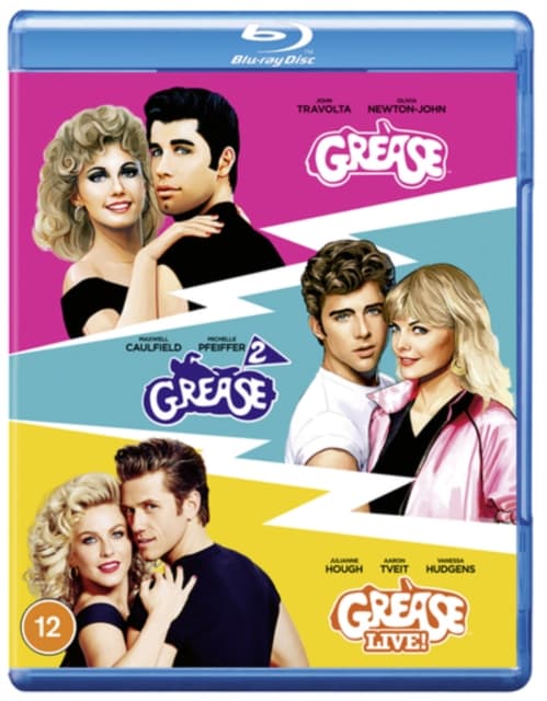 Grease: 3 elokuvan kokoelma (3 Blu-ray)
