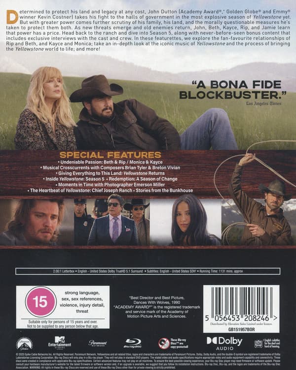Yellowstone / Säsong 5 (7 Blu-ray)