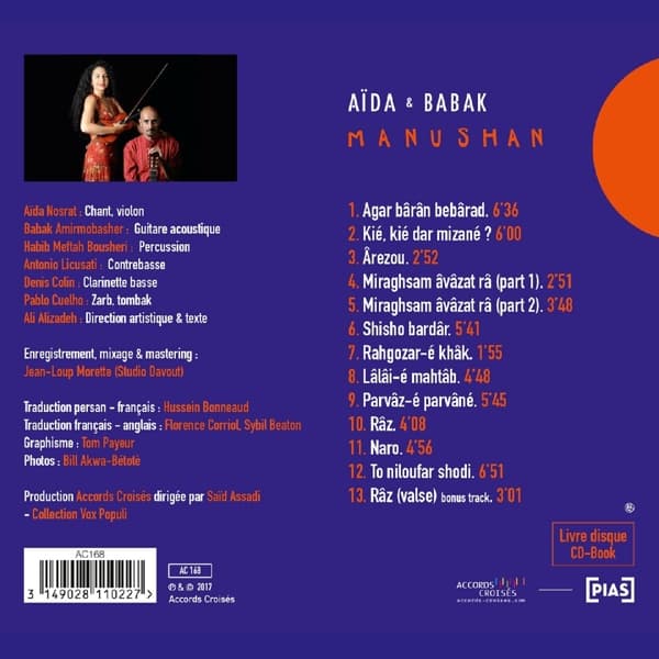 Aida & Babak: Manushan (CD)