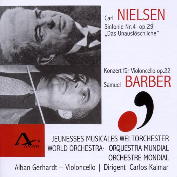 Nielsen & Barber: Symfoni nr. 4 & Koncert... (CD)