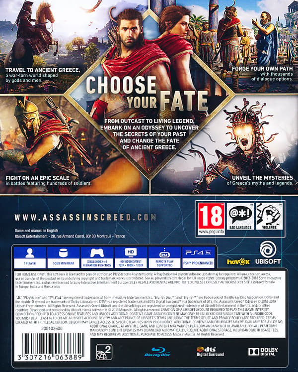 Assassins Creed Odyssey (PS4)