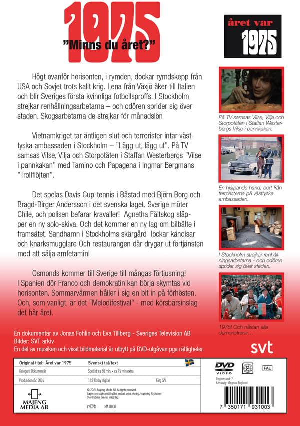 Året var 1975 (DVD)