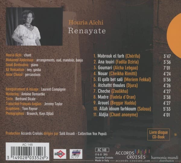Houria Aichi: Renayate (CD)