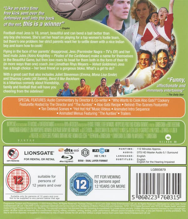 Pelaa kuin Beckham (Blu-ray)