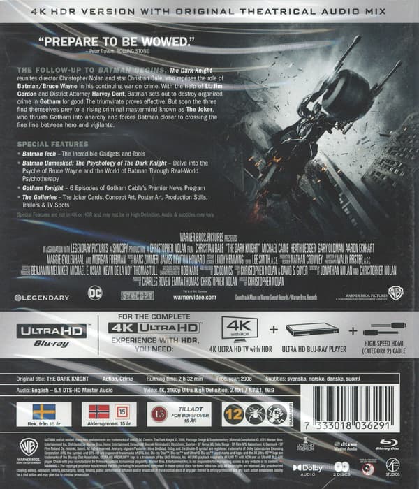 The Dark Knight (4K UHD + Blu-ray)