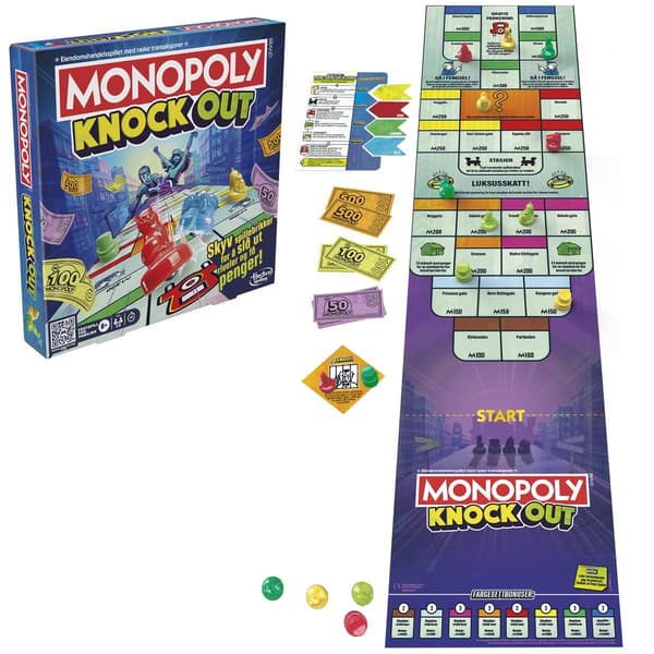 HASBRO Monopoly Knockout (NO)