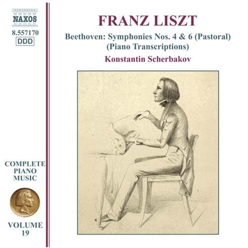 Beethoven/Liszt: Symfoni nr. 4 & 6 (CD)