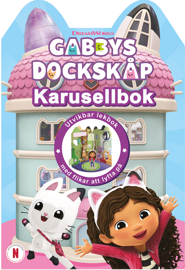 Gabbys Dockskåp. Karusellbok (Bok / Board book)