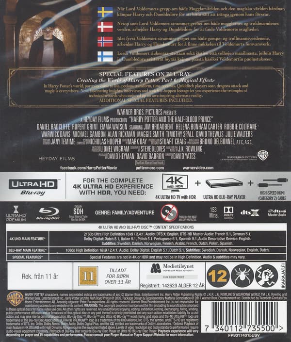 Harry Potter 6 (4K UHD + Blu-ray)