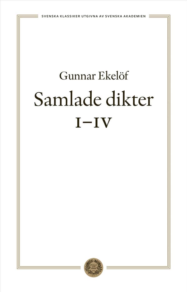 Samlade Dikter I-Iv (Bok / Inbunden)