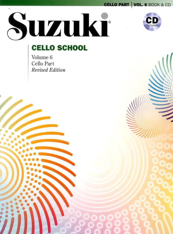 Suzuki Cello School. Vol 6, Book and CD (Bok / Häftad)
