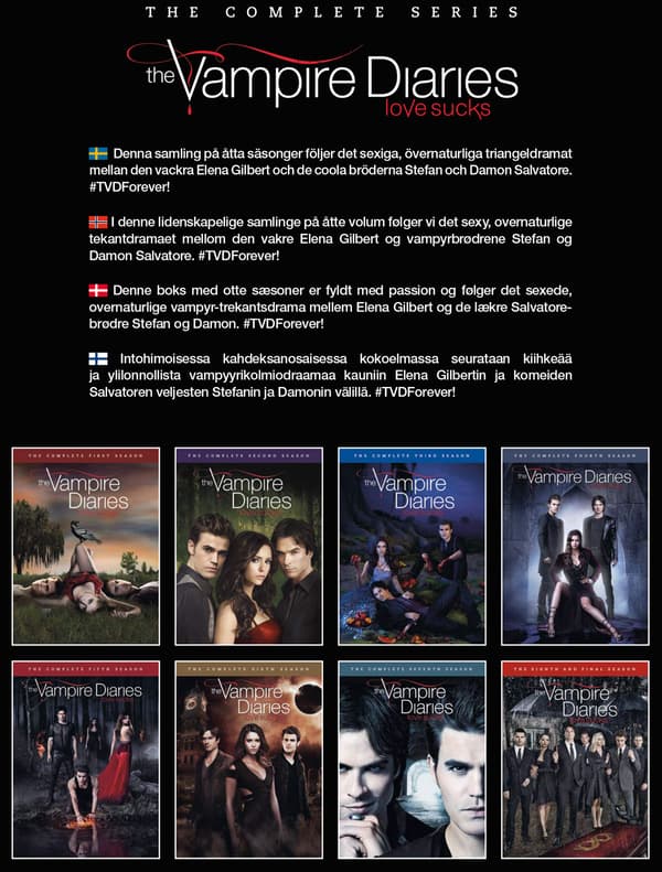 Vampire Diaries: Complete Series (38 DVD)