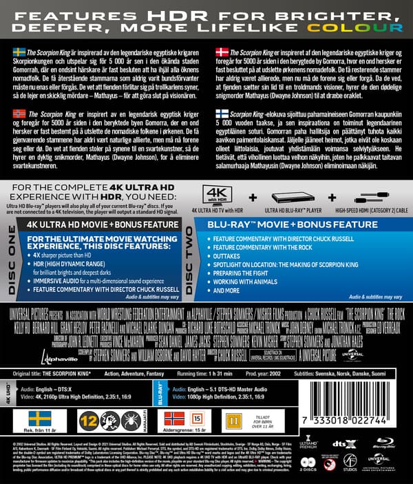 The Scorpion King (4K UHD + Blu-ray)