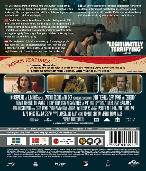 Obsession (Blu-ray)