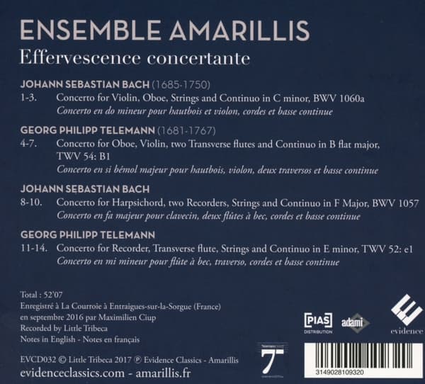 Jaroussky Philippe & Freiburge: Effervescence Co (CD)