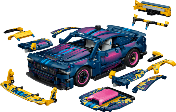 LEGO - Technic - Custom Garage Ford Mustang GT -auto