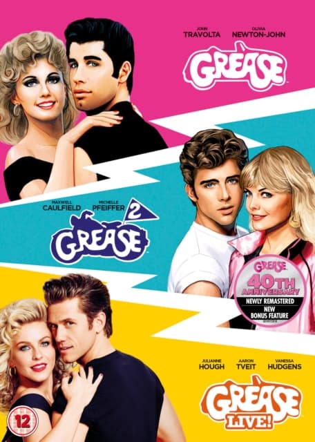 Grease/Grease 2/Grease Live! (3 DVD)