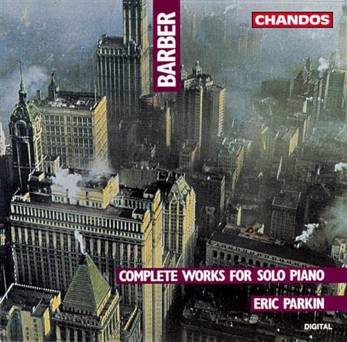 Barber: Complete Works for Piano (CD)
