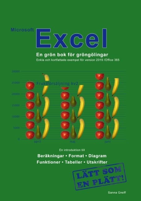 Microsoft Excel - En Grön Bok För Gröngölingar - För Version 2019 / Office 365 (Bok / Häftad)