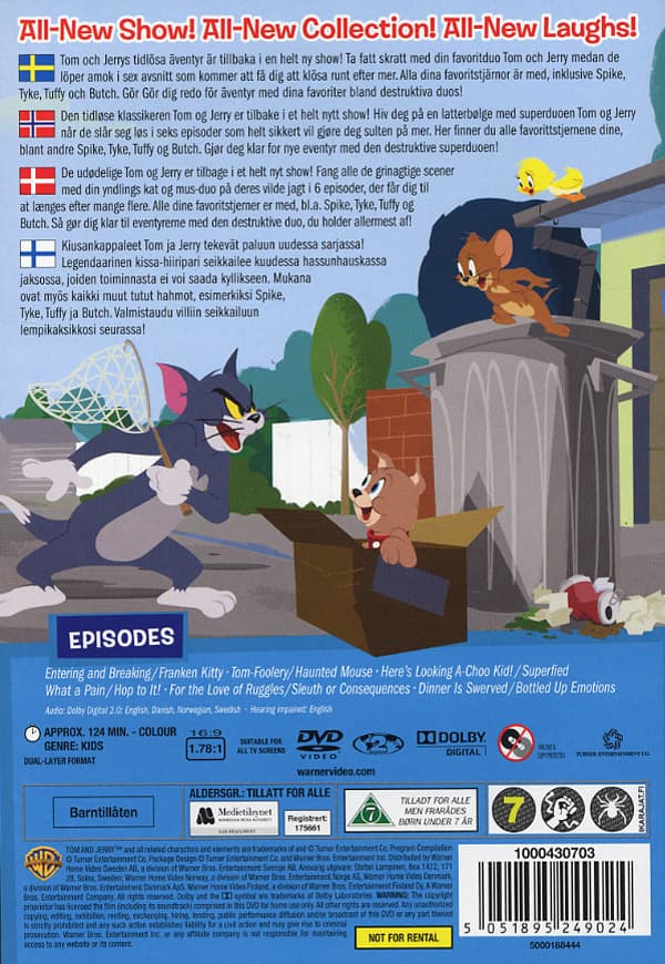 Tom & Jerry / Kausi 1:2 (DVD)