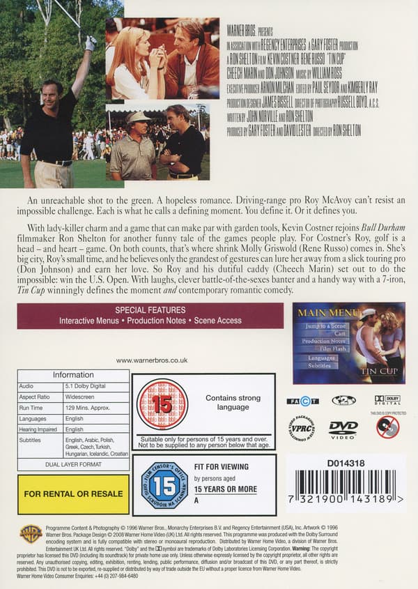 Tin Cup (DVD)