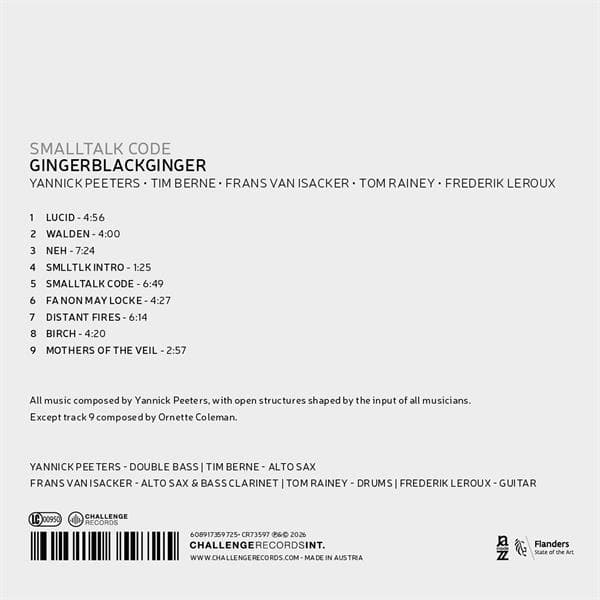 Peeters Yannick: Smalltalk Code (CD)
