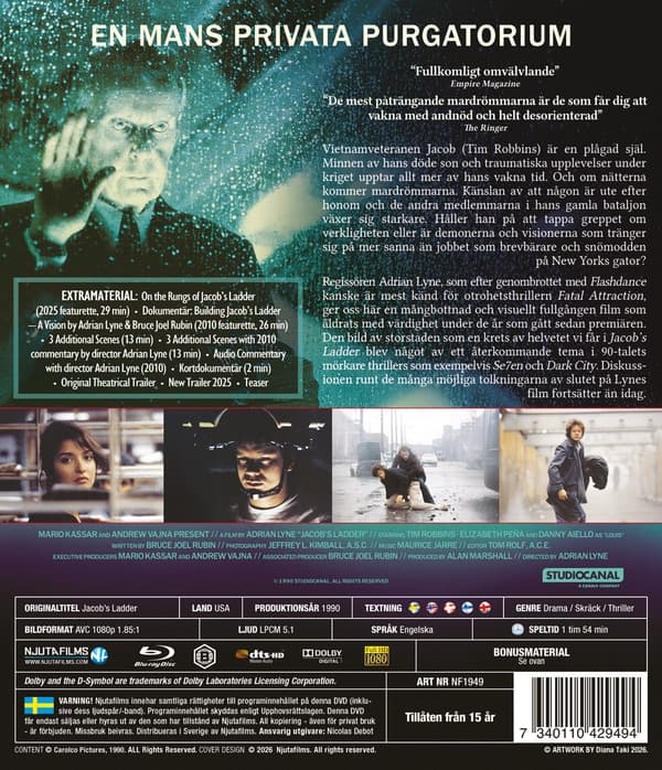 Jacob's Ladder (Blu-ray / Restored Edition)