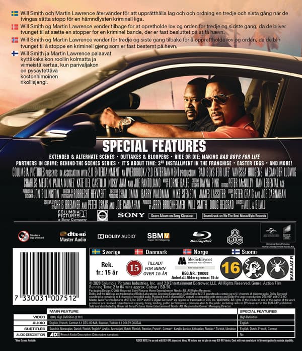Bad Boys for Life (Blu-ray)