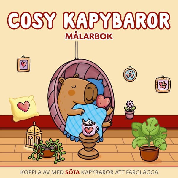 Cosy Kapybaror Målarbok (Bok / Häftad)